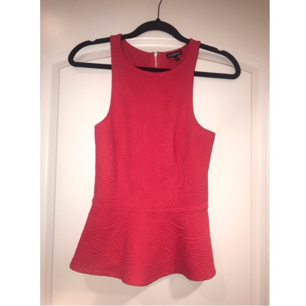 Pink Peplum Express Top